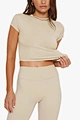 Rounded hemline t shirts