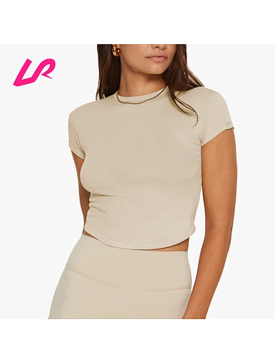 Get a stylish and flattering fit with our curved hem t shirts for women. Shop now for a range of colors and sizes to elevate your casual look.